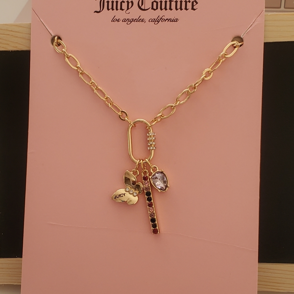 Juicy Couture Charmed Butterfly Necklace 🦋 - Picture 2 of 10